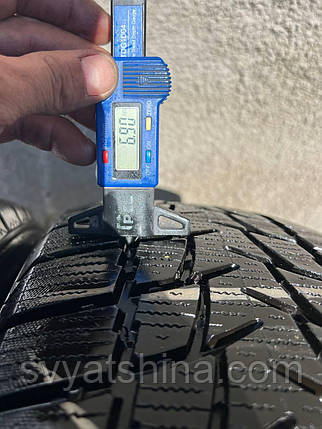 Шини б/у 215/65R16 ALPINE DIMAX зимові, глибина протектора 7.1-6.2мм, рік 2024, пара., фото 1
