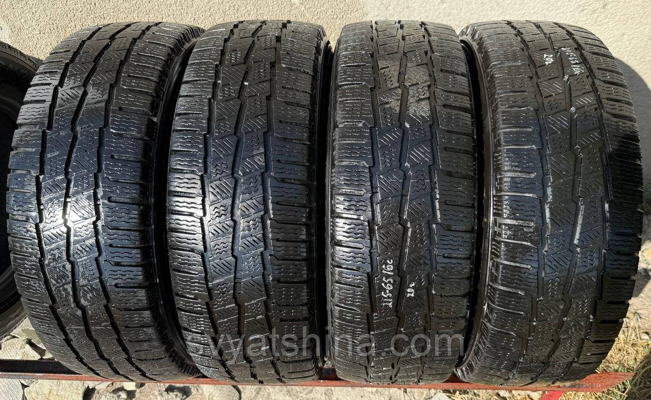 Шини б/у MICHELIN AGILIS ALPIN 215/65R16C зимові, залишок протектора 5.8-6 мм, рік виробництва 2020, комплект 4 шт.