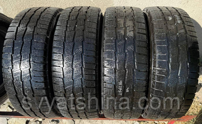 Шини б/у MICHELIN AGILIS ALPIN 215/65R16C зимові, залишок протектора 5.8-6 мм, рік виробництва 2020, комплект 4 шт., фото 1