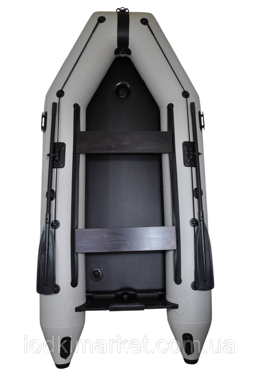 Лодка пвх надувная двухместная, килевая под мотор Grif boat GM-300K(AD)., фото 1
