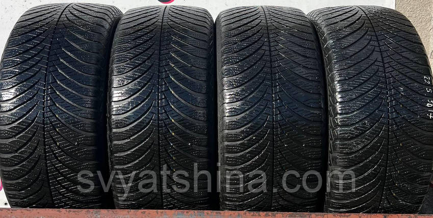 Шини 225/50R17 GOODYEAR Vector 4 Seasons, зима, залишок 5.8-5.5мм, 2017 рік, комплект з 4 шт., фото 1