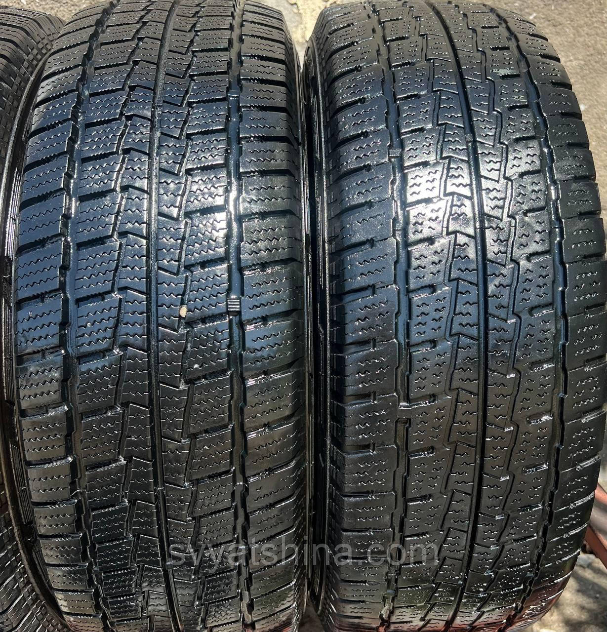 Шини б/у HANKOOK WINTER RW 06 225/65R16c, зима, залишок 9.1-8.1 мм, 2016 рік, комплект 4 шт