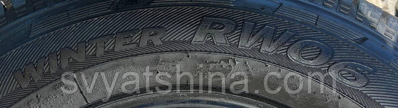 Шини б/у HANKOOK WINTER RW 06 225/65R16c, зима, залишок 9.1-8.1 мм, 2016 рік, комплект 4 шт, фото 4