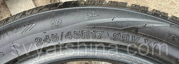 Шини б/у 245/45R17 ILINK SNOWCRIPPER 1 зимові 6-7.3 мм 2021 р., фото 4