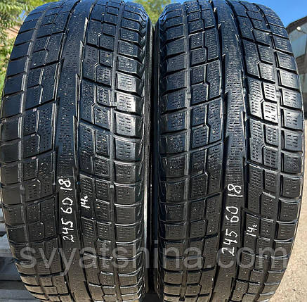 Шини б/у 245/60R18 YOKOHAMA GEOLANDER I/T•S зимові, залишок 8.3-5.8мм, рік 2014, фото 1