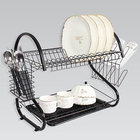 Сушарка для посуду дворівнева (43 х 25 х 36.5 см)