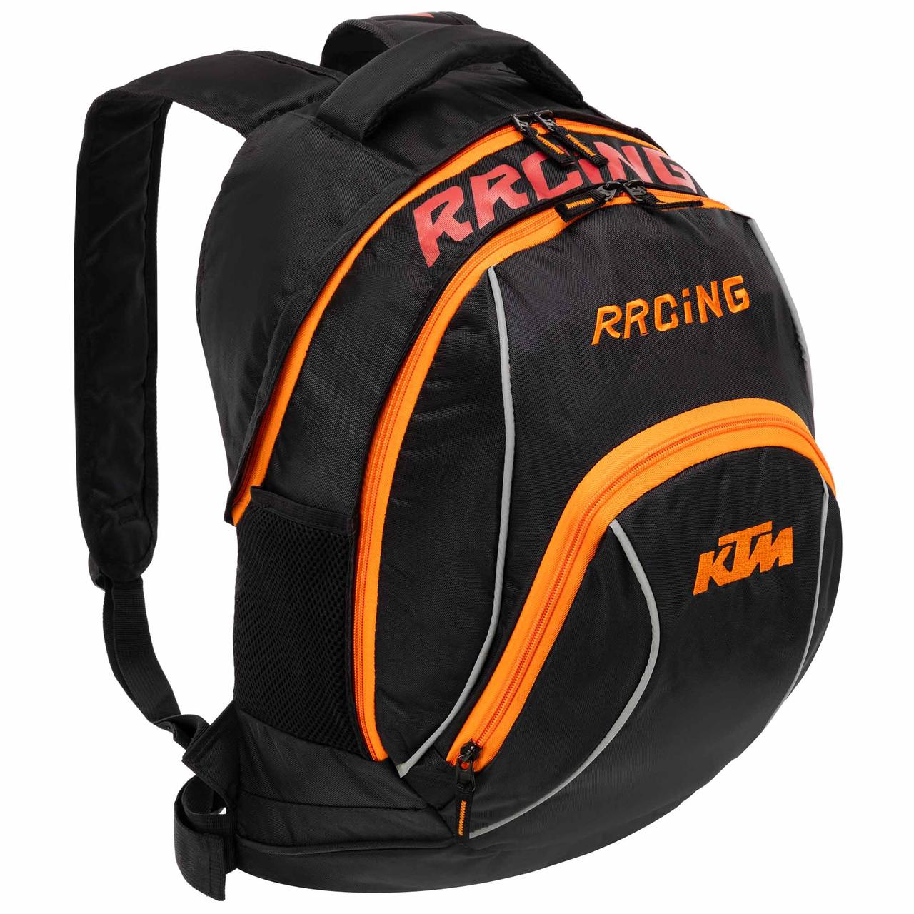Моторюкзак із місцем під шолом KTM Racing 0304 розмір 32x47x14 см Black-Orange, фото 1