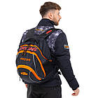 Моторюкзак із місцем під шолом KTM Racing 0304 розмір 32x47x14 см Black-Orange, фото 8