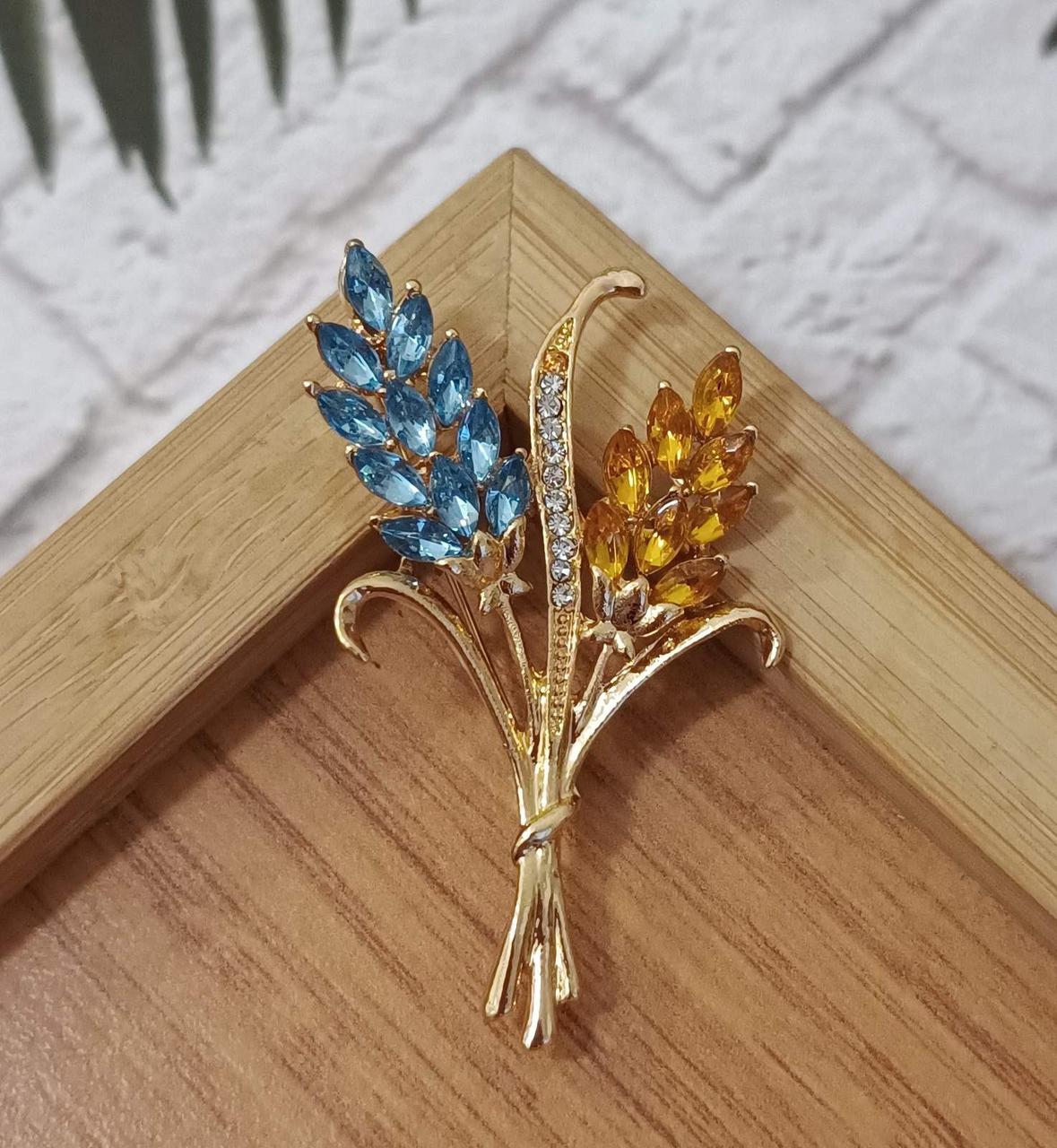 Брошка Колосся України BRS166, фото 1