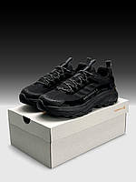 Кросівки чоловічі Merrell Moab Speed 2 All Black чорні з білим демісезонним повсякденним SAR41