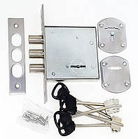 Замок врізний сувальдний 3В8 (аналог KEDR CLASS 3В8-8Д), 5 ключей