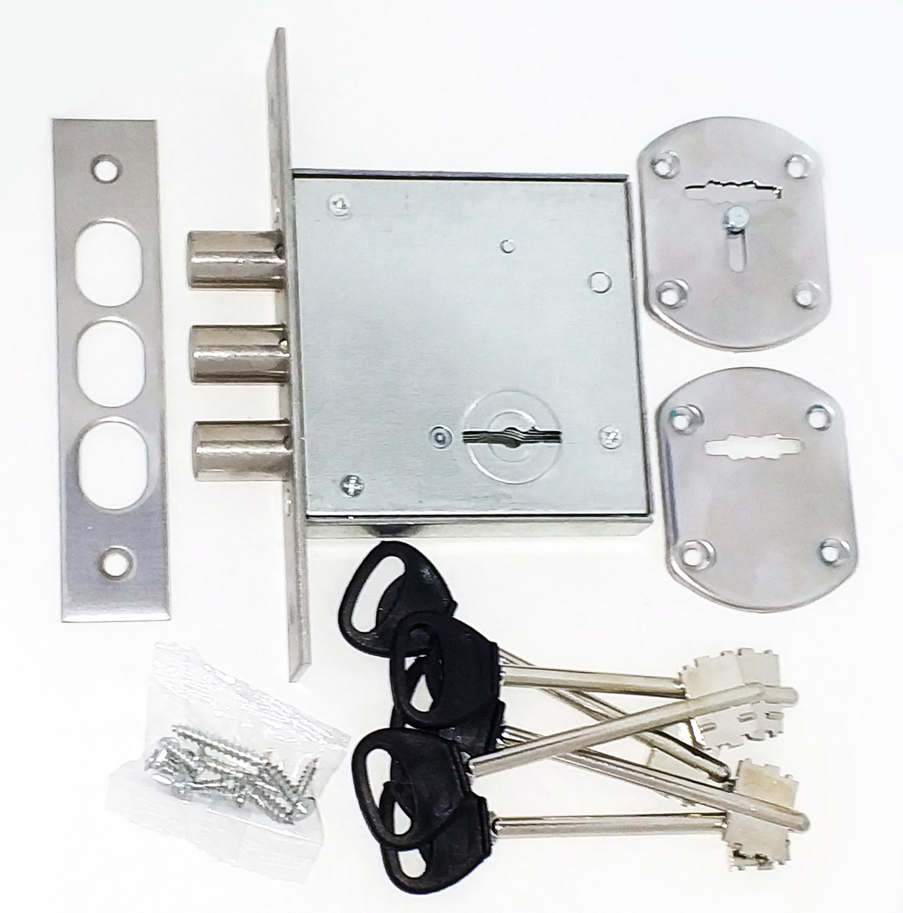 Замок врізний сувальдний 3В8 (аналог KEDR CLASS 3В8-8Д), 5 ключей, фото 1