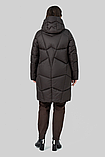 Зимове пальто прямого крою з наповнювачем із біопуху Мілорі, фото 6