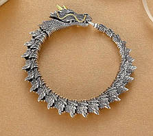 Браслет Дракон (метал) (срібло). Акція