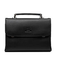 Чоловіча шкіряна сумка барсетка BRETTON 9012-18 black.Чоловічі сумки оптом  в УкраЇні