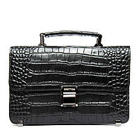 Чоловіча шкіряна сумка барсетка BRETTON  5271-Q5 black.Чоловічі сумки оптом  в УкраЇні.