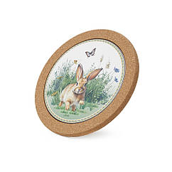 Подставка под горячее "Rabbit" 20х1см из пробкового дерева и доломита Fissman