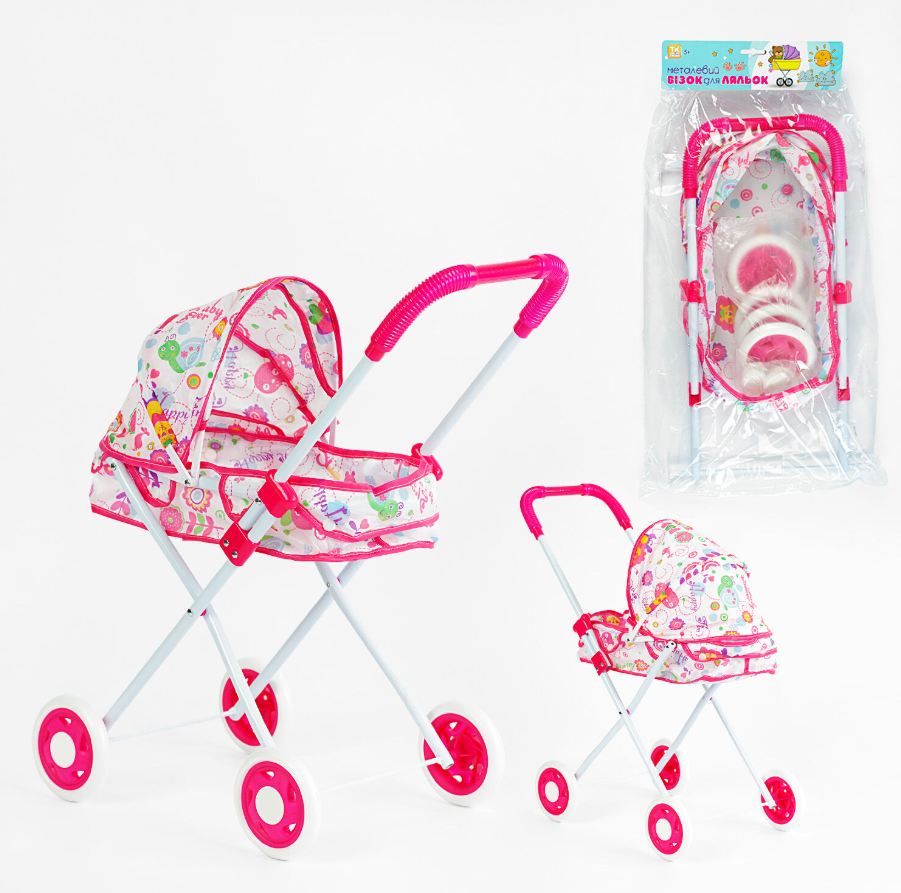 Коляска для ляльок ТК 15-230 "TK Group", складна конструкція, фото 1