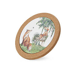 Подставка под горячее "Rabbit" 20х1см из пробкового дерева и доломита Fissman