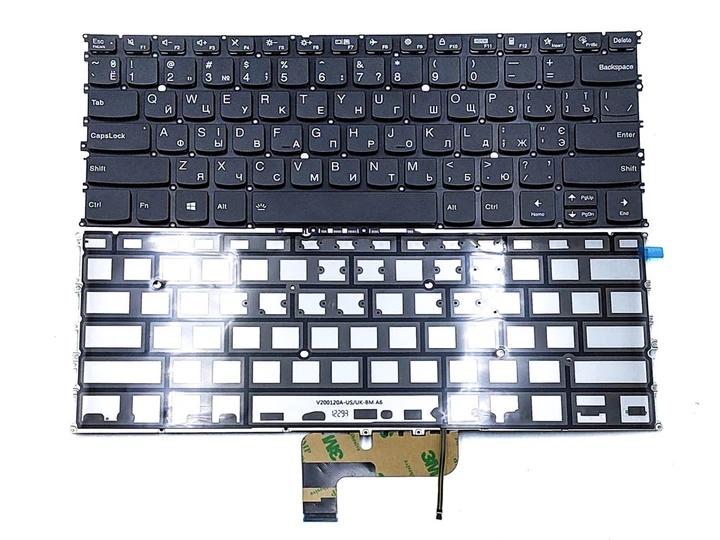 Клавіатура для LENOVO Yoga Slim 9 14ITL5 (UA Black з підсвічуванням), фото 1