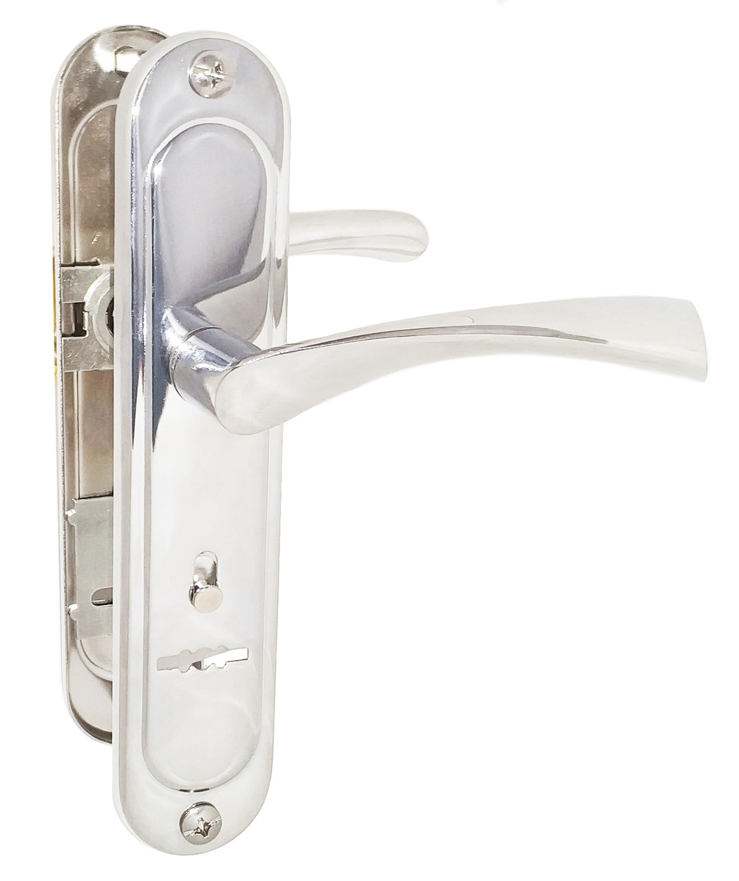 Ручки для металевих дверей F-77-012 Хром, фото 1