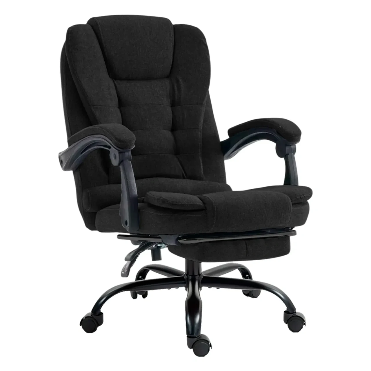 Комп'ютерне крісло до 150 кг DEXON AXIS з тканини зручне посилене офісне крісло керівника директора для кабінету офісу будинку Ч, фото 1