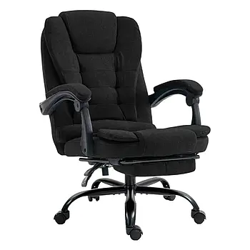 Комп'ютерне крісло до 150 кг DEXON AXIS з тканини зручне посилене офісне крісло керівника директора для кабінету офісу будинку Ч