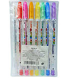 Набір гелевих ручок "JO" /ES056-8/, 8 кольорів, Glitter pen, фото 2