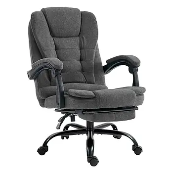 Комп'ютерне крісло до 150 кг DEXON AXIS з тканини зручне посилене офісне крісло керівника директора для кабінету офісу будинку ТС