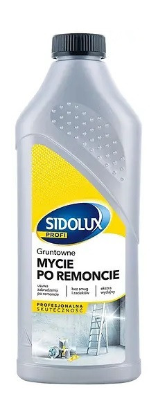 Миючий засіб для чищення після ремонту SIDOLUX Profi 1000 мл, фото 1