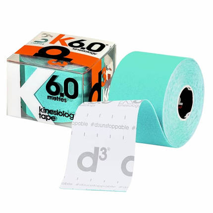 Кінезіо тейп D3 K6.0 (50 мм * 6 м) м'ятний, фото 1