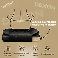 Комп'ютерне крісло до 150кг DEXON OPTIMA з екошкіри зручне посилене офісне крісло керівника директора для кабінету офісу будинку Ч, фото 6