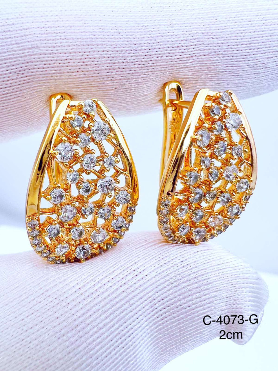 Сережки Xuping позолота