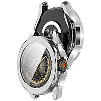 Захисний чохол для смарт годинника Xiaomi Watch S4 Sport з плівкою сріблястий, фото 3