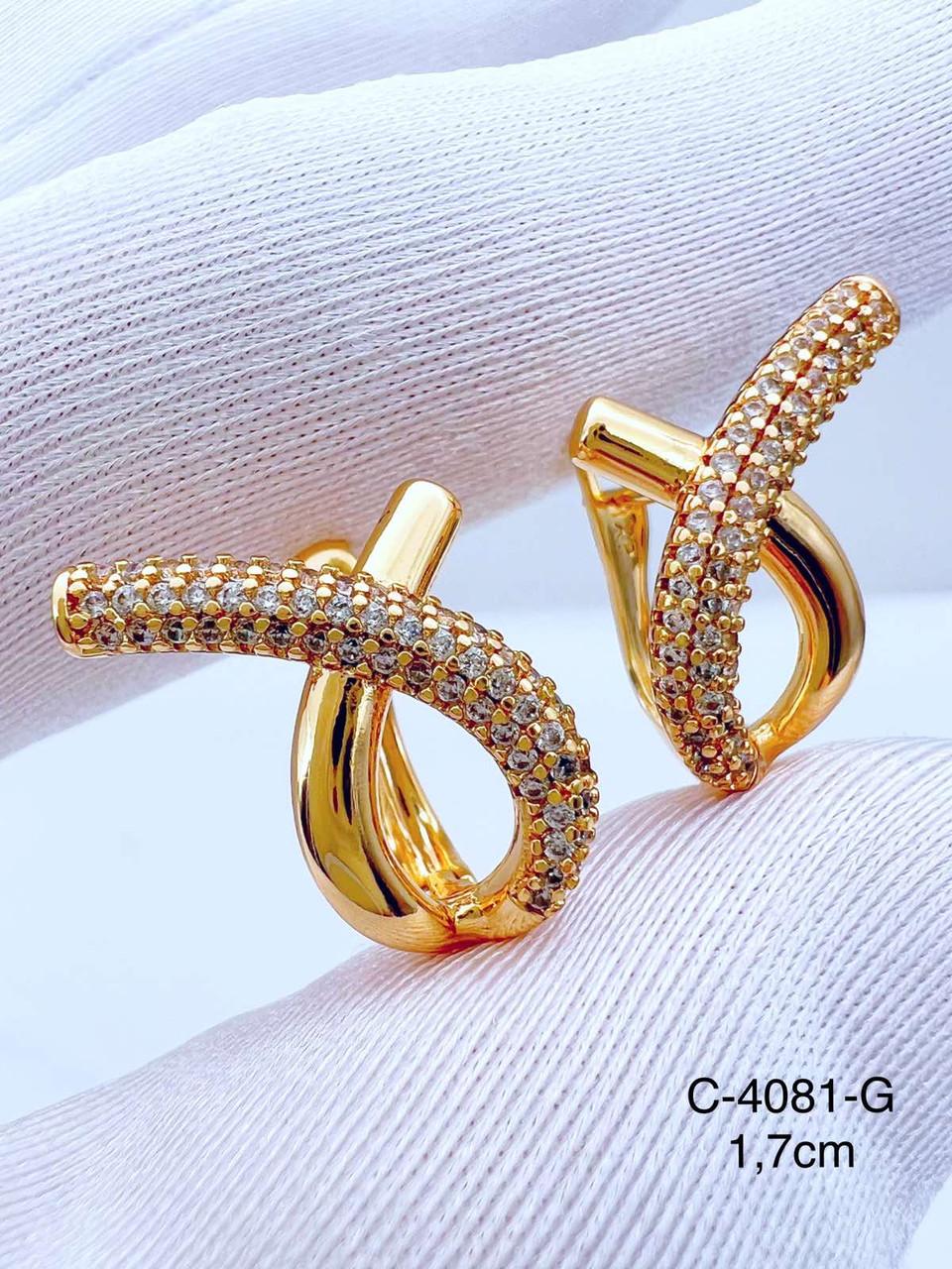 Сережки Xuping позолота