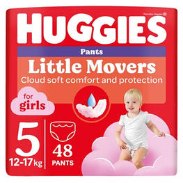 Підгузки Huggies Pants 5 Mega (12-17 кг) для дівчаток 48 шт (5029053547626) - оригінал