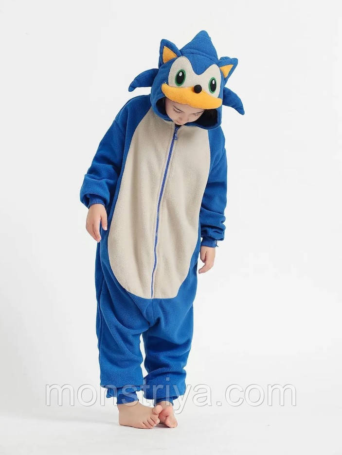Кігурумі для дівчаток і хлопчиків «Соник» зріст 126-135 см