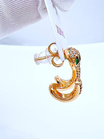 Сережки Xuping позолота, фото 2