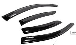 Дефлектори вікон вітровики Mazda 3 03-09 SD П/K скотч "Av-Tuning"