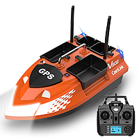 Карповый кораблик для рыбалки прикормочный Flytec V802 PRO GPS 12000 mAh