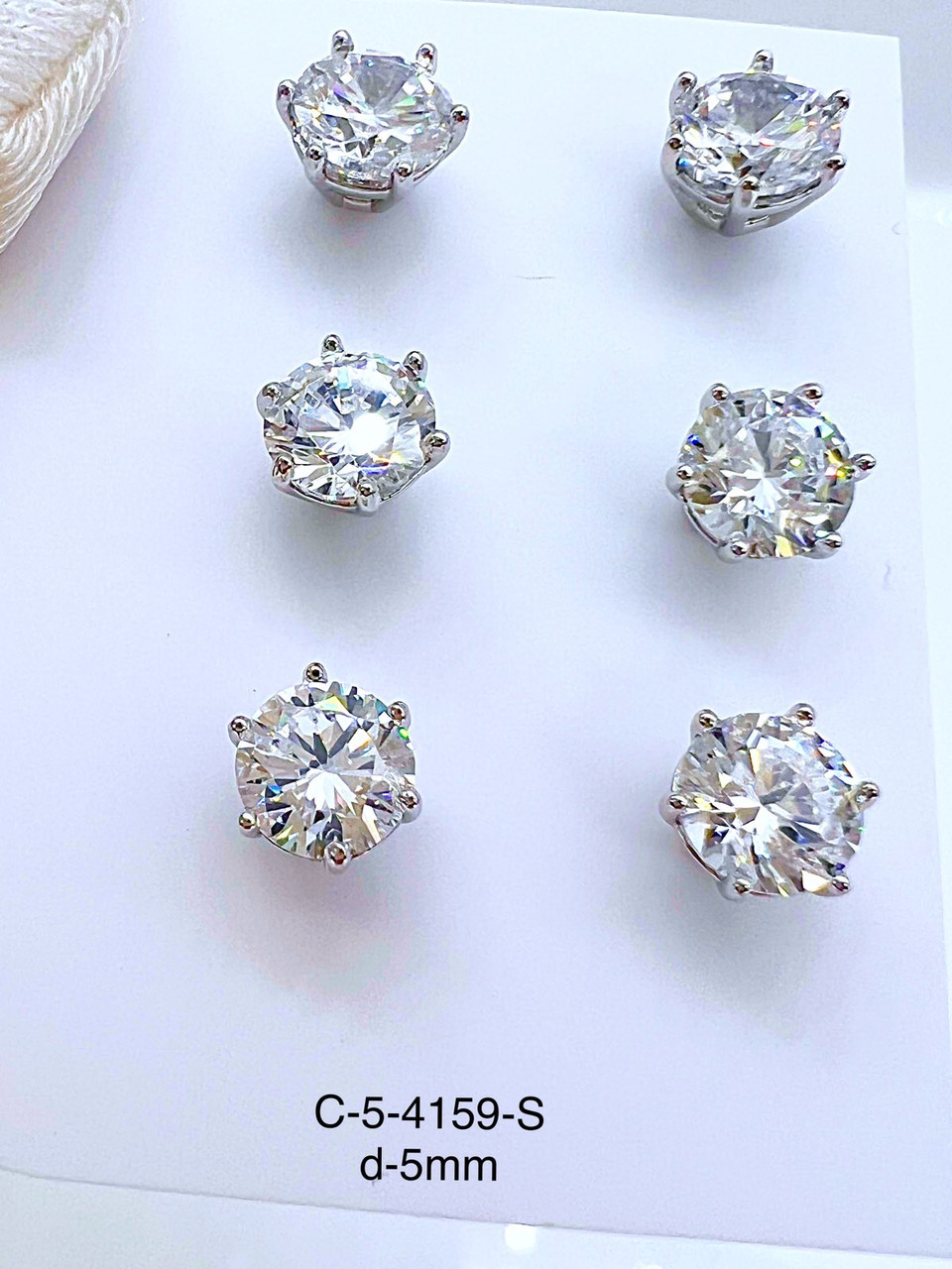 Сережки-цвяшки Xuping родій