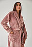 Халат жіночий довгий із плюшу 0228 Barwa Garments, фото 8