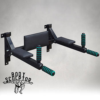 Бруси та прес настінні 2в1 Чорні