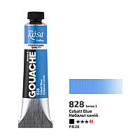 Гуашь Кобальт синій (828) туба 20мл ROSA Gallery