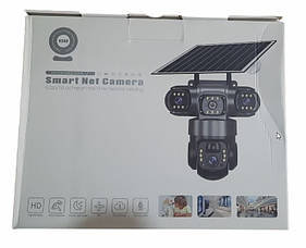 Камера на 3 лінзи працює через 4g та від сонячної панелі V380