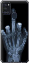 Чохол на Samsung Galaxy A21s A217F Рука через рентген "1007u-1943-851"