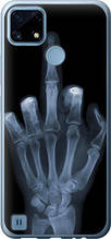 Чохол на Realme C21 Рука через рентген "1007u-2321-851"