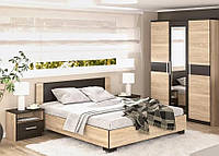 Спальня 4 Вероніка Меблі Сервіс Венге темний/Дуб Сонома