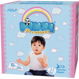 Підгузки Mimzi XL 12+ кг 50 шт (MDXL50) (4820209800203) - оригінал