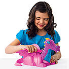 Набір для дитячої творчості "Дракон" PEARL CLAY 808-30 / Дитячий кульковий кінетичний пластилін для ліплення, фото 2